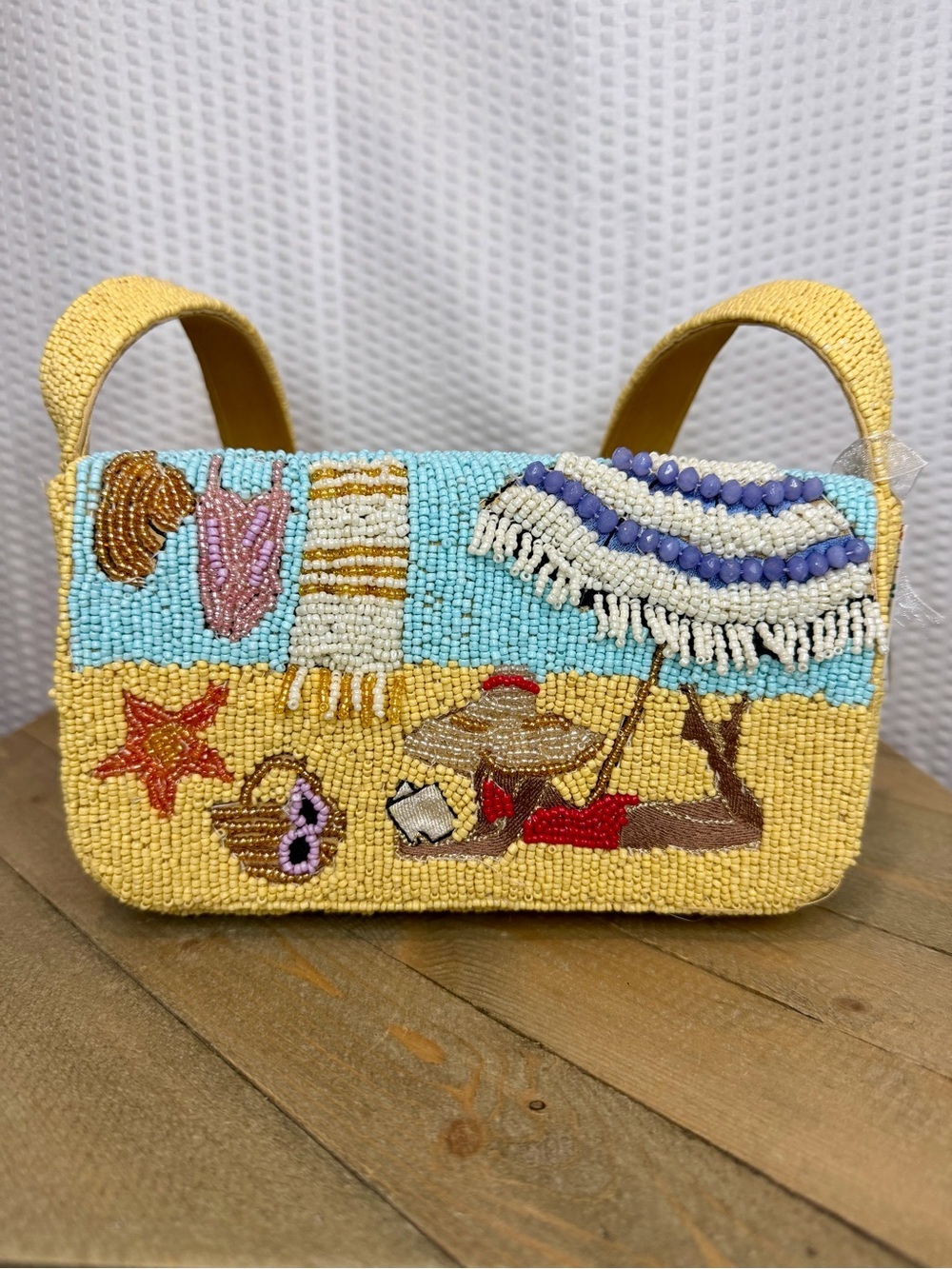 Viral Beaded Beach Scene Bag …Tjmaxx & Marshalls